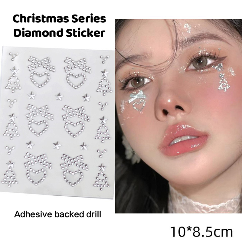 Christmas Makeup White Snowfla - Body Jewelry Tattoo review and price