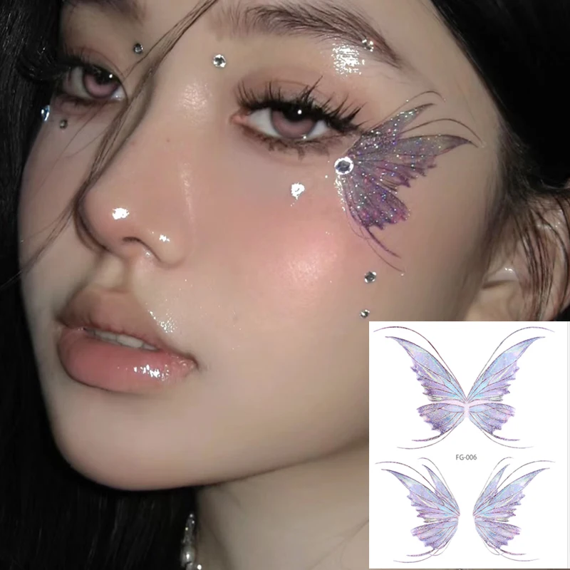 Fairy Butterfly Wings Shiny Ta - Body Jewelry Tattoo review and price