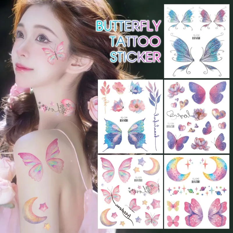 Fairy Butterfly Wings Shiny Ta - Body Jewelry Tattoo review and price