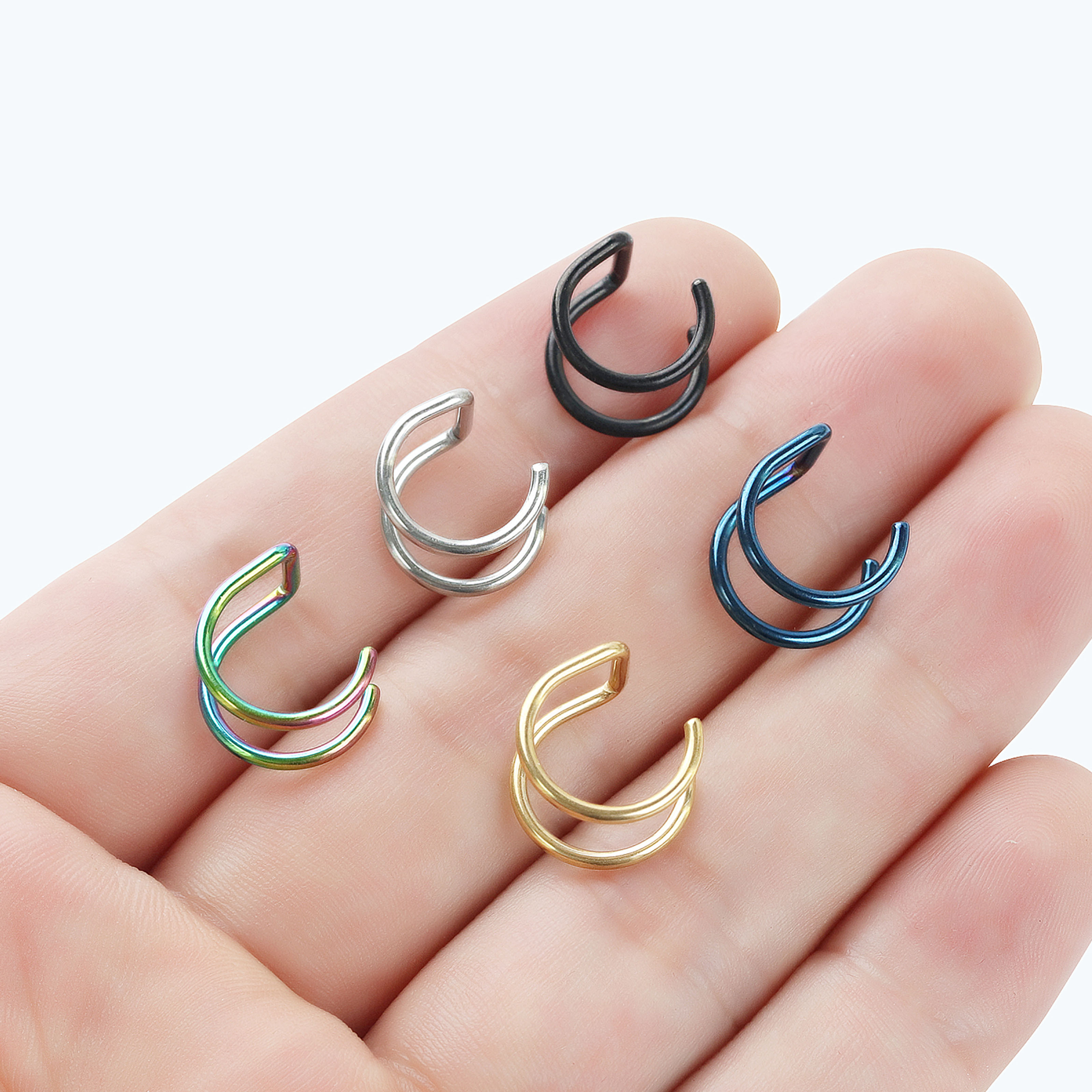 2pcs New No-Piercing Ear Cuffs - Body Jewelry Ear review and price