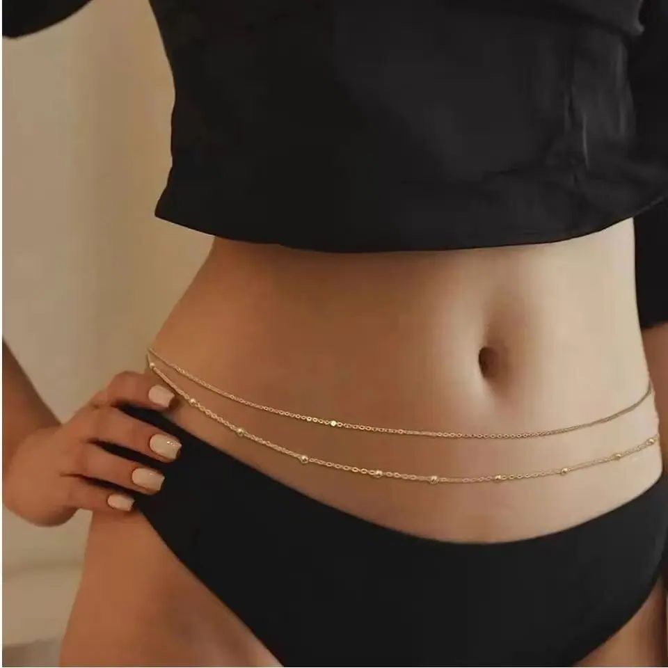 HipHop Double Layers Belly Cha - Body Jewelry review and price