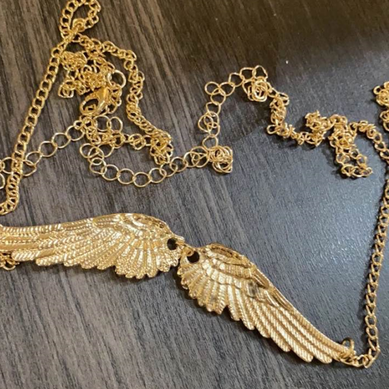 Double Layer Wings Angel Waist - Body Jewelry Chain review and price