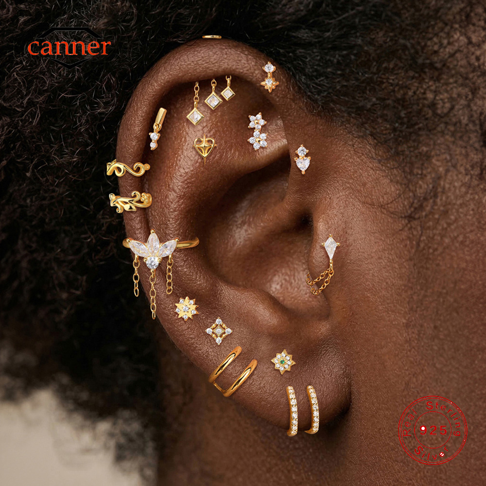 CANNER 1PC 925 Sterling Silver - Body Jewelry Flat Back review and price