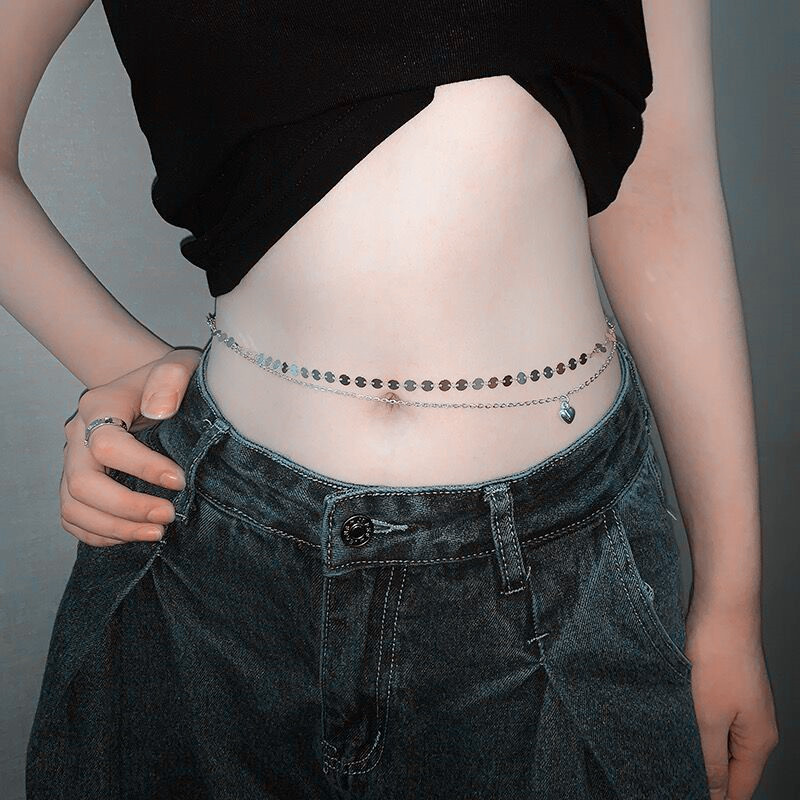 Fashion Simple Double Layer Be - Body Jewelry Chain review and price