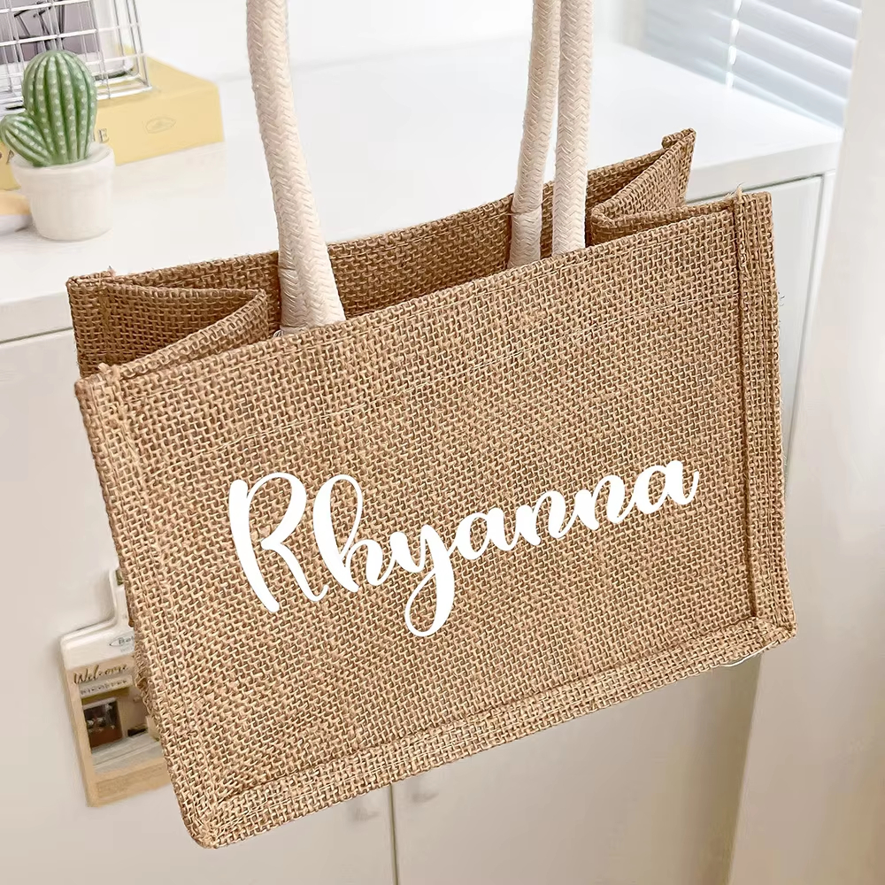 Personalized Embrodery Burlap  - Body Jewelry Names review and price