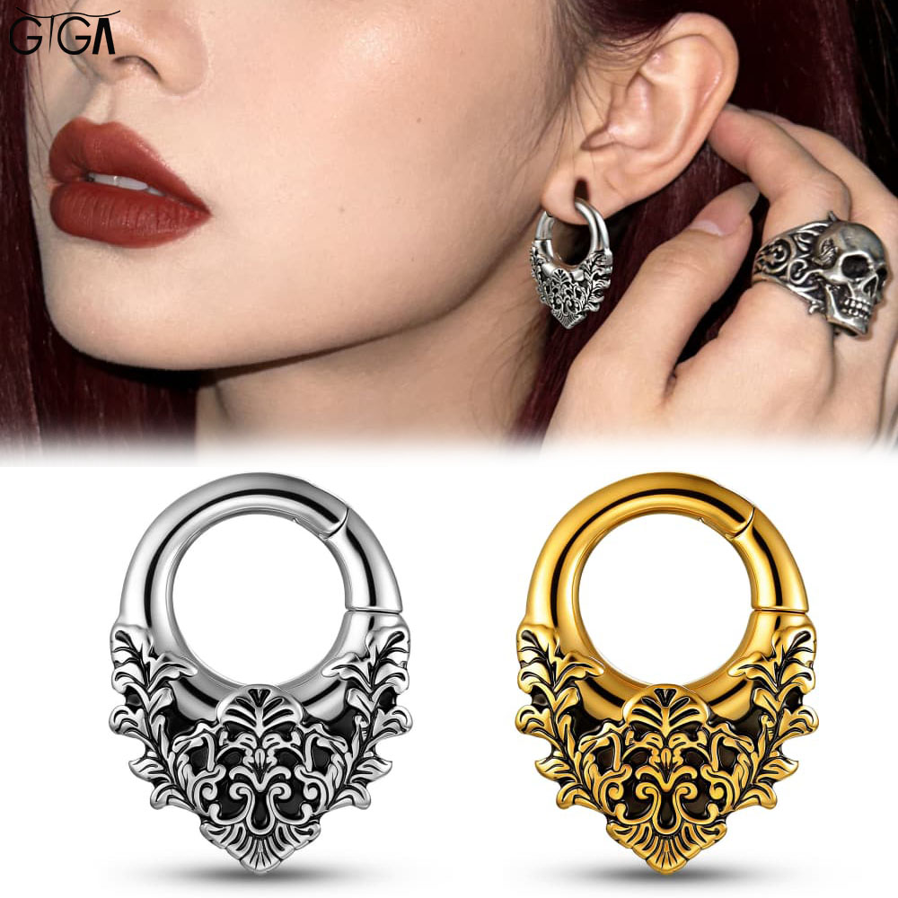 Giga 2Pcs Vintage 5mm(4g) Flor - Body Jewelry Hangers review and price