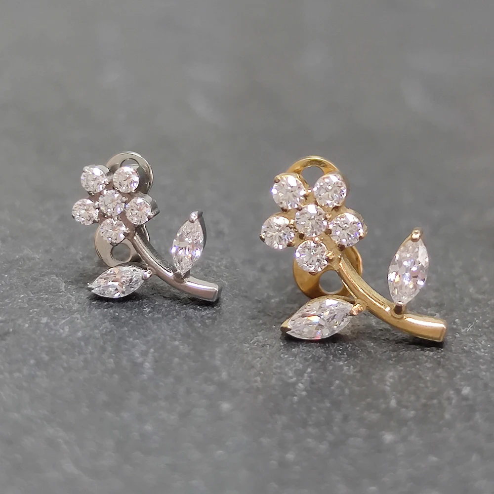 F136 Titanium Helix piercing S - Dermal Anchor Top review and price